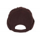 Bonnet Docker Velours Marron en Coton Look Marin Miki Kerouak BONNETS Nyls Création