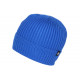 Bonnet Bleu Azur Laine Douce Doublure Polaire Chaude Dula BONNETS Nyls Création