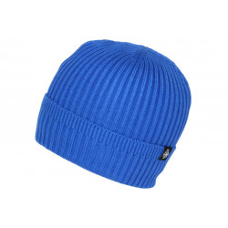 Bonnet Bleu Azur Laine Douce Doublure Polaire Chaude Dula BONNETS Nyls Création