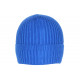 Bonnet Bleu Azur Laine Douce Doublure Polaire Chaude Dula BONNETS Nyls Création