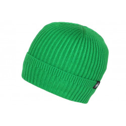 Bonnet Vert Laine Douce Doublure Polaire Chaude Dula BONNETS Nyls Création