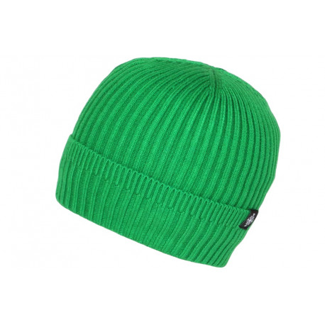 Bonnet Vert Laine Douce Doublure Polaire Chaude Dula BONNETS Nyls Création