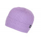 Bonnet Violet Laine Douce Doublure Polaire Chaude Dula BONNETS Nyls Création