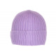 Bonnet Violet Laine Douce Doublure Polaire Chaude Dula BONNETS Nyls Création