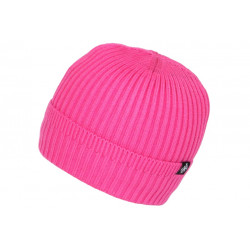 Bonnet Rose Laine Douce Doublure Polaire Chaude Dula BONNETS Nyls Création