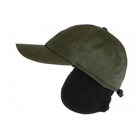 Casquette Cache Oreille Vert Kaki Rabat Bandeau Hiver Imperméable CASQUETTES Nyls Création