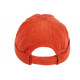 Bonnet Docker Velours Orange en Coton Chapelier Hodack BONNETS Nyls Création