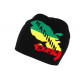 Bonnet Martinique 972 Noir Madinina Look Rasta BONNETS Nyls Création