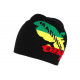 Bonnet Martinique 972 Noir Madinina Look Rasta BONNETS Nyls Création