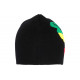 Bonnet Martinique 972 Noir Madinina Look Rasta BONNETS Nyls Création