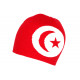 Bonnet Turquie Rouge Blanc Drapeau Turc Croissant Lune et Etoile BONNETS Nyls Création