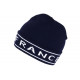 Bonnet France Bleu Marine et Blanc en Laine Mode Classe BONNETS Nyls Création