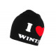 Bonnet I Love Winter Coeur Rouge Chaud et Tendance en Laine BONNETS divers