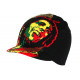 Bonnet Casquette Rasta Reggae en Laine Noire Jamaique BONNETS Nyls Création