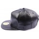 Snapback JBB Couture Noir façon imitation cuir ANCIENNES COLLECTIONS divers