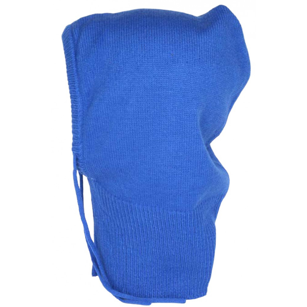 Cagoule Balaclava - Bleu Électrique Moyen Avec Rabat (1 an et plus)