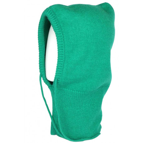 Cagoule Verte Tendance Balaclava en Laine Classe Balak Cagoule Nyls Création