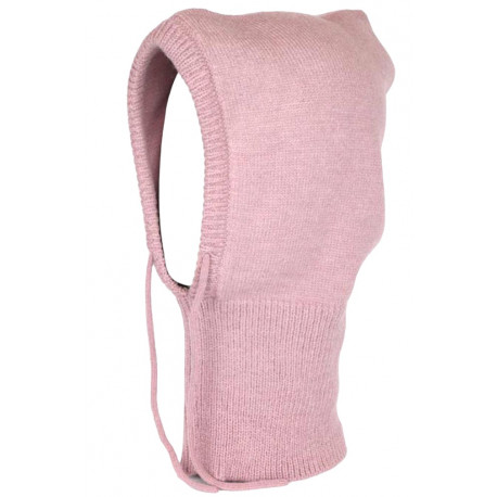 Cagoule Rose Poudre Tendance Balaclava en Laine Classe Balak Cagoule Nyls Création