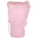 Cagoule Rose Poudre Tendance Balaclava en Laine Classe Balak Cagoule Nyls Création