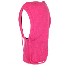 Cagoule Rose Bonbon Tendance Balaclava en Laine Classe Balak Cagoule Nyls Création