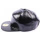 Casquette Snapback JBB Couture Noire Style Cuir Serpent ANCIENNES COLLECTIONS divers