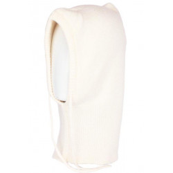 Cagoule Blanche Tendance Balaclava en Laine Classe Balak Cagoule Nyls Création