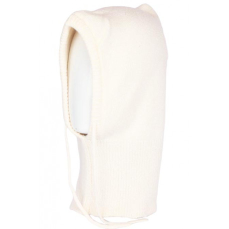 Cagoule Blanche Tendance Balaclava en Laine Classe Balak Cagoule Nyls Création