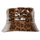 Bob Chapeau de Pluie Marron et Noir Leopard Original Leora CHAPEAUX Nyls Création