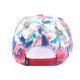 Casquette Snapback JBB Couture Florale Bleue Rouge ANCIENNES COLLECTIONS divers