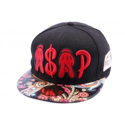 Casquette Snapback JBB Couture ASAP Rouge Noire Urbanwear ANCIENNES COLLECTIONS divers