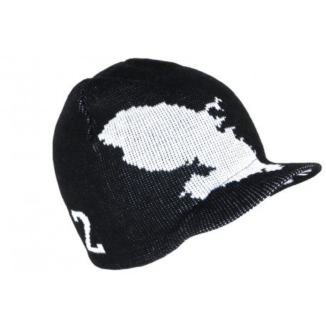 Bonnet Casquette Martinique 972 Madinina Noir et Blanc BONNETS Hip Hop Honour