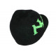 Bonnet Casquette New York Noir et Vert en Laine Tendance et Chaude Matnyx BONNETS Hip Hop Honour