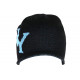 Bonnet Casquette New York Noir et Bleu Tendance en Laine et Chaude Matnyx BONNETS Hip Hop Honour