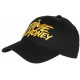 Casquette Time Is Money Doree et Noire Vintage en Coton Baseball CASQUETTES Nyls Création