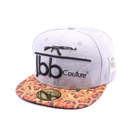 Casquette Snapback JBB Couture Grise Kalash Panthère ANCIENNES COLLECTIONS divers