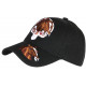 Casquette Cheval Marron et Noire Look Equitation Baseball CASQUETTES Nyls Création