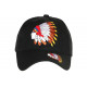 Casquette Indien Noire USA avec Coiffe Tendance Baseball CASQUETTES Nyls Création