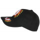 Casquette Indien Noire USA avec Coiffe Tendance Baseball CASQUETTES Nyls Création