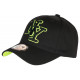 Casquette NY Jaune Fluo et Noire Classe Visiere Baseball Broadwyx CASQUETTES Hip Hop Honour