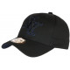 Casquette NY Bleue Marine et Noire Classe Visiere Baseball Broadwyx CASQUETTES Hip Hop Honour