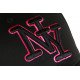 Casquette NY Rose Bonbon et Noire Classe Visiere Baseball Broadwyx CASQUETTES Hip Hop Honour