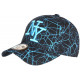 Casquette NY Bleue et Noire Fashion Originale Baseball Spider CASQUETTES Hip Hop Honour