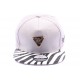 Snapback NY Grise avec visère Zèbre ANCIENNES COLLECTIONS divers