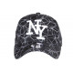 Casquette Enfant Noire et Blanche Tendance Spider NY Baseball de 7 à 12 ans Casquette Enfant Hip Hop Honour