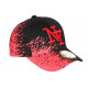 Casquette Enfant Noire Tags Rouges City Baseball Fashion Noryk de 7 a 11 ans Casquette Enfant Hip Hop Honour