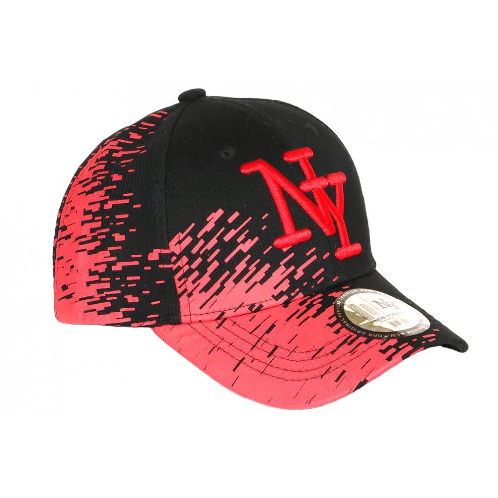 Casquette NY Noire Tags Blancs City Fashion Baseball Noryk