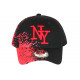 Casquette Enfant Noire Tags Rouges City Baseball Fashion Noryk de 7 a 11 ans Casquette Enfant Hip Hop Honour