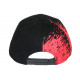 Casquette Enfant Noire Tags Rouges City Baseball Fashion Noryk de 7 a 11 ans Casquette Enfant Hip Hop Honour