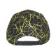 Casquette NY Jaune Fluo et Noire Print Original Baseball Spider CASQUETTES Hip Hop Honour