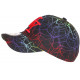 Casquette Enfant Rouge et Bleue Fashion Spider NY Baseball de 7 à 12 ans Casquette Enfant Hip Hop Honour